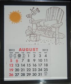 Peace Within Aug 2012 CD Calendar