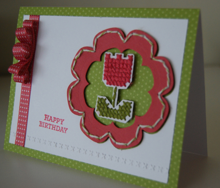Stampin' Up! Sweet Threads Birthday Card
