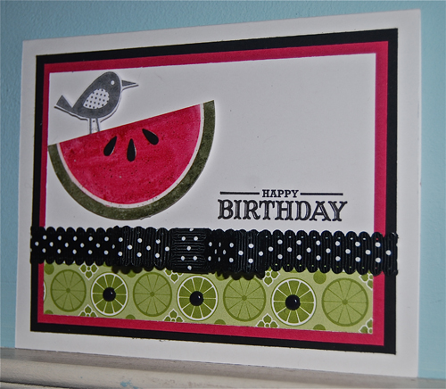 Stampin' Up! Mouthwatering, Lakeside Stamper Mouthwatering Birthday Card
