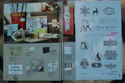 Idea Book & Catalog Two Page opened Flat