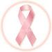 Breast Cancer Ribbon Button