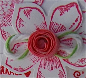 Rolled Paper Flower Detail