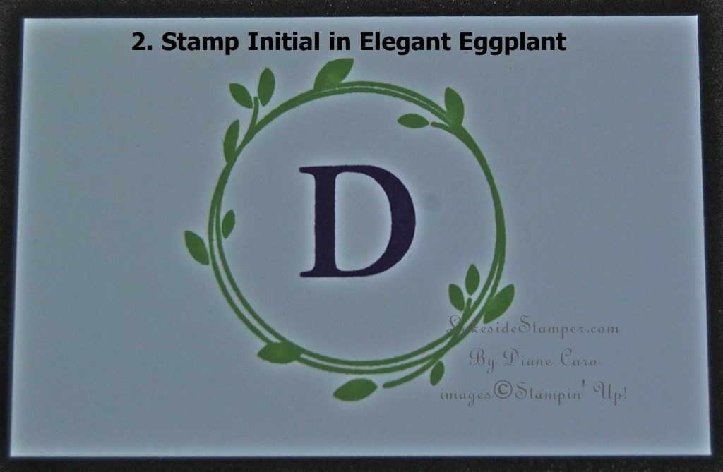 2. Stamp Initial in
