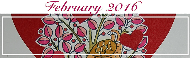 2016 Calendar Feb Header