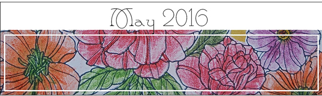 2016 Calendar May Header