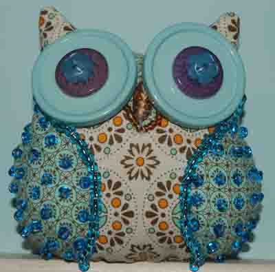 Stampin' Up! Spice Cake Fabric Owl