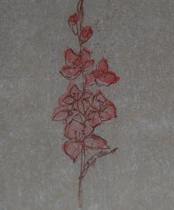 Detail Stamped Flower
